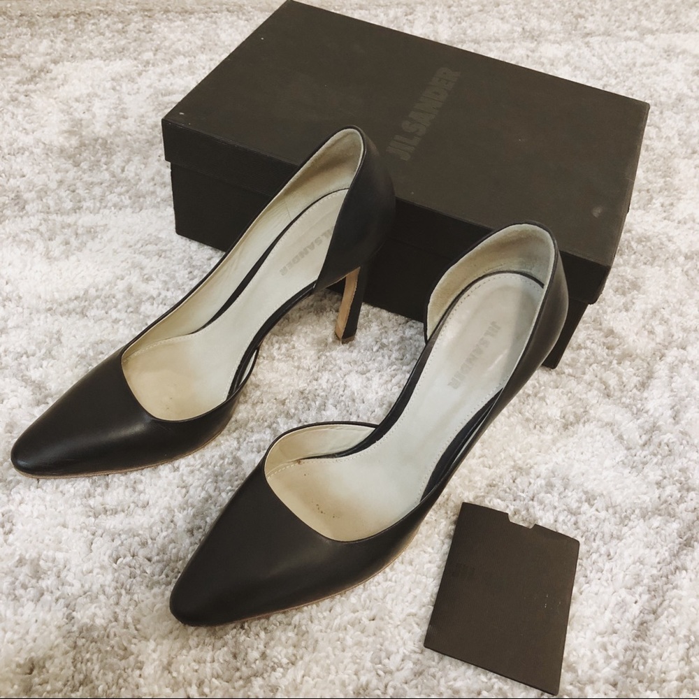 Jil Sander | Navy Heels - Picture 2 of 9